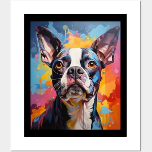 Boston Terrier Pop Art Posters and Art